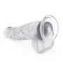 ZYYSQ 12.2 Inch Transparent Realistic Soft-ďîldɔ with Suction Cup with Suction Cup Base 100% is Very Suitable for Beginners and Womens Real Feelings ZYYSQ