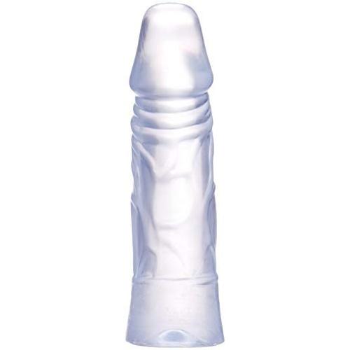 Doc Johnson Crystal Jellies - 6 Inch Cock W/O Balls - 5.9" Long and 1.8" Wide - Great Dildo for Beginners - Clear Doc Johnson Crystal Jellies - 6 Inch Cock W/O Balls - 5.9" Long and 1.8" Wide - Great Dildo for Beginners - Clear