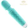 Massage Wand,Handheld Wireless Vibrating Massage for Neck, Shoulder, Back, Full Body. Cordless and Whisper Quiet. Portable Mini Massager for Women/Men. 20 Massage Modes for Relaxation. By Reece & Rose