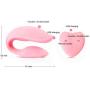 XSEXO Wireless Remote Control Rechargeable Mini Finger U Shape Sucking Massager with Strong Patterns Handsfree USB Waterproof Massager Wand