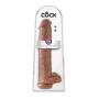 Pipedream Products King Cock Life Like Cock with Balls and Suction Mount Base, Tan, 15 Inch