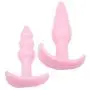Roxy Sex Toys Butt Plug 2 Piece Anal Plug Set for Men & Women Silicone Toys Pink