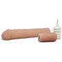 Realistic Penis Extender Kit by Healthy Vibes - Instant Male Enhancement to Increase Girth & Length by Adding Up to 3" - Lifelike Real Skin Cock Sheath - Easy to Use & Clean - Phthalate & Latex Free