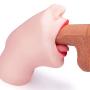 YYOJ Masturabation for Men, Masturbator Blowjob deep Throat Soft Teeth Tongue Stimulator Oral Erotic Sex Toys Toys4 Male Toy Porn Adult Penis Sensuality Store Pussy, Gifts for Him 16x8.5x7.5cm