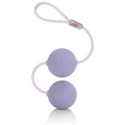 CalExotics First Time Duo Lover Balls - Duotone Ben Wa Kegel Weights - Pelvic Floor Exercise - Adult Sex Toys - Pink