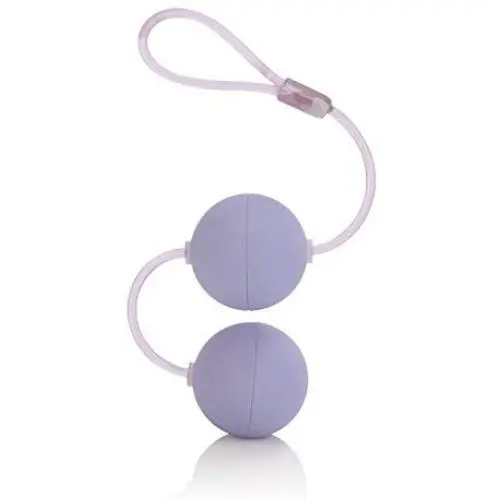 CalExotics First Time Duo Lover Balls - Duotone Ben Wa Kegel Weights - Pelvic Floor Exercise - Adult Sex Toys - Pink CalExotics First Time Duo Lover Balls - Duotone Ben Wa Kegel Weights - Pelvic Floor Exercise - Adult Sex Toys - Pink