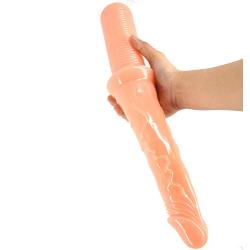 InvincibleFun Fun Toy 16 Inches Wand - Flesh-Colored Super Long Hand Free Toy, Real Experience TPE Material Great Toy Easy to Clean Enrich