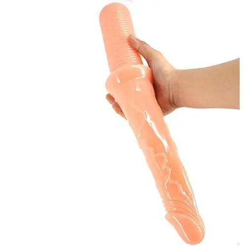 InvincibleFun Fun Toy 16 Inches Wand - Flesh-Colored Super Long Hand Free Toy, Real Experience TPE Material Great Toy Easy to Clean Enrich