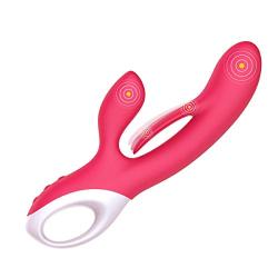 iBall Rabbit Vibrator Dildo, G Spot Vibrating Wand Massager Handdold with 3 Motors, Silicone Clitorial Stimulator Massager Cordless Rechargeable for Women Masturbation and Couple Fun