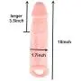 FDA 10 Inch Penis Sleeve Enlarger Ultra-Lifelike Fantasy X-Tensions Perfect Extender Extension Male Chastity Extension Cock Sleeves Dick Sock Reusable Condoms for Men
