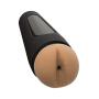 Doc Johnson Man Squeeze - Twink - Squeeze Plate for Precise Pressure - Twist End Cap to Control Suction - Discreet Premium Stroker - Male Masturbator, Ass, Vanilla