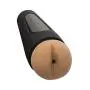 Doc Johnson Man Squeeze - Twink - Squeeze Plate for Precise Pressure - Twist End Cap to Control Suction - Discreet Premium Stroker - Male Masturbator, Ass, Vanilla