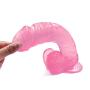 JSCRlove 8.66 Inch Soft-Ďîldɔ Massage Wand Waterproof Relax Massage Tools,Beginners Lifelike Suction Cup Tools Women Socks
