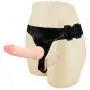 HEALIFTY Adult Sex Toy Adjustable Strap Harness with Double Realistic Dildo Elastic Strap On PU Leather Pants for Lesbian Couple HEALIFTY Adult Sex Toy Adjustable Strap Harness with Double Realistic Dildo Elastic Strap On PU Leather Pants for Lesbian Couple