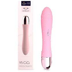 Cordless Soft Waterproof Wireless USB Cable Rechargeable 10 Speed Pleasure Silent Magnetic Charging Port Vǐbrǎtǒr Products Fantastic for Deep Tissue Vibration -Pink