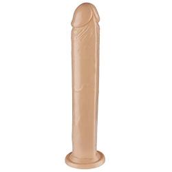 Cloud 9 Novelties Realistic 10" Monster Dildo with Suction Cup, Beige