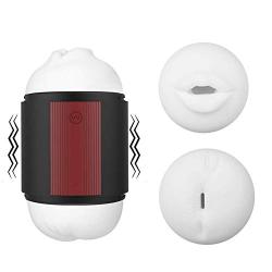 Vibrating Male Masturbator,Waterproof Rechargeable Training Endurance Masturbation Pocket Cup with 10 Vibration Modes 3D Realistic Suction Vibrator Stroker Adult Sex Toys for Men