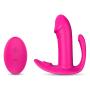 Adullt Toy for Women Pleasure 9-Speed Wearable Dual Motor Vib Waterproof Invisible C-Msager Rechargeable G-Stimulator Remote Control for Women Couples (Hot Pink)