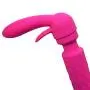 Mini Massager Attachments Massage Accessories Accessory Attachment Silicone- Three Different Styles (Pink)