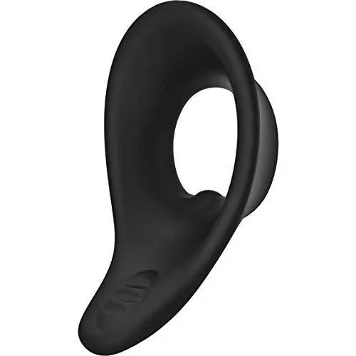 Black Extra-Thick Silicone Anatomical Pê.Nís Ring Black Extra-Thick Silicone Anatomical Pê.Nís Ring