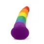 Pride Dildo - The 8" Silicone Rainbow Dildo With Suction Cup Pride Dildo - The 8" Silicone Rainbow Dildo With Suction Cup