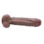MXYLYM5 Full Body, Simulated Skin-Safe Silicone Meat Color (11" Long,2.55" Wide) Telescopic Thrust