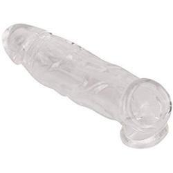 Couple Membrum Penis Case Cover Dick Overstriking Erection Ipsism Sexual Intrest Stick Wand Fun Rod Sleeve Clear