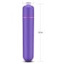 Sexy Slave Portable Waterproof 10 Speed Bullet Vibrator - Mini Electrical Massager - Clit Stimulator (Pack of 2, Pink and Purple)