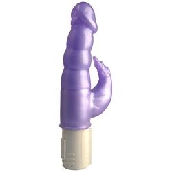 Vibratex Hungry Bear Dual Vibrator, Purple