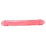 Doc Johnson Crystal Jellies - Jr. Double Dong - 12 Inch - Double Sided Dildo - Pink