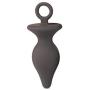 FST Silicone Butt Plug with Safe Pull Ring, Anal Sex Toy Small Large (Small)