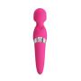 Pretty Love Michael Heating Body Wand - 7 Functions of Vibration - Heatable up to 48 C / 118.4 F Sex Toy, Pink