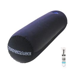 RONSHIN Sex Pillow for Couples Cylindrical Soft Inflatable Portable Pillow Cushion + Manual Inflatable Tube