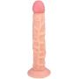 Realistic Suction Cup Dildo - Hands-Free or Strap On Compatible - Lifelike Veins and Tip for Vaginal Penetration