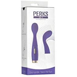 Le Stelle Perks Series Ex-1 G-spot Vibrator and Clitoral Stimulating Wand Purple