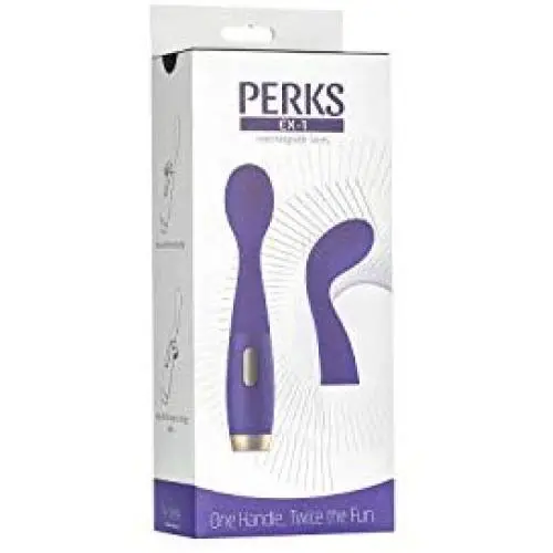 Le Stelle Perks Series Ex-1 G-spot Vibrator and Clitoral Stimulating Wand Purple Le Stelle Perks Series Ex-1 G-spot Vibrator and Clitoral Stimulating Wand Purple