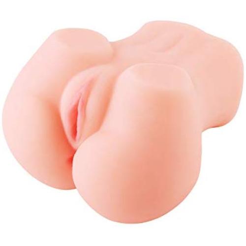 Mini Pussy Ass Doll Male Masturbator Realistic Virgin Butt Anal Stroker with 2 Holes for Vagina Anal Sex Toys Men Masturbation