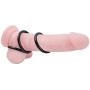 Cob Silicone Cock Ring Set Erection Enhancing Penis Ring Set