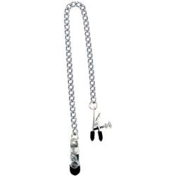 Spartacus Broad Tip Nipple Clamps with Adjustable Link Chain