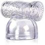 Massager Attachments, Massager Accessories Attachment Silicone- Two Different Styles (Clear)