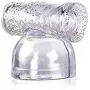 Massager Attachments, Massager Accessories Attachment Silicone- Two Different Styles (Clear)