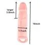 Flesh Couple Membrum Case Cover Overstriking Ipsism Intrest Stick Wand Fun Rod Sleeve for Best Gift for Travel - 9 inch