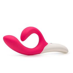 We-Vibe Nova Rabbit Silky Silicone Vibrator with 2 Motors, Flexible Clitoral arm That Stays in Contact + 30ml Lube