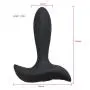 Lfcmf Waterproof Anàl Vibrator with Multiple Vibration Frequencies for Male,Skin-Friendly Rechargeable Próstátê S~ex Toy,Tshirt
