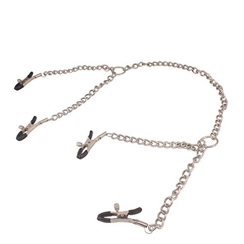 Eastern Delights Elite Clitoris Clamps Nipple Clamps Vice, Labia Clip with Soft Adjustable Rubber Clamps