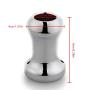Beauty7 Metal Anal Tunnel Butt Plug Men Women Hollow Anus Plug Dilator Expender Stretcher with Side Pulling Strings for High Safety Enema Cleansing Tool Sex Toy Size L