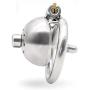 Chástí-ty Device, Cǒck Lock, Pěnǐs Lock Ring Men Hypoallergenic Stainless Steel Metal Chasteness Device Anti-Off T-Shirt Belt - 55 (Size : 40mm)