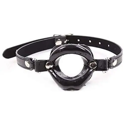 Womens Sexy Leather Lips O-Shaped Open Toy Womens Sexy Leather Lips O-Shaped Open Toy