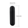 VSSHE Bullet Massager Rechargeable for Travel - 10 Speed Portable Waterproof Bullet Viberate Toys for Muscle Therapeutic (Black Without Box)