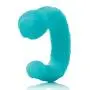CalExotics Silicone Double Dong – AC DC Dong – Double Penetration Dildo for Women – Adult Probe Fetish Sex Toy for Couples - Teal